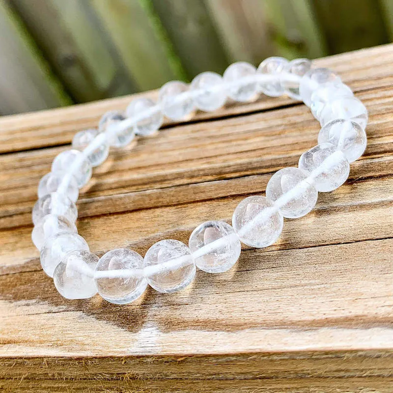 8 mm Gemstone Beaded Bracelet