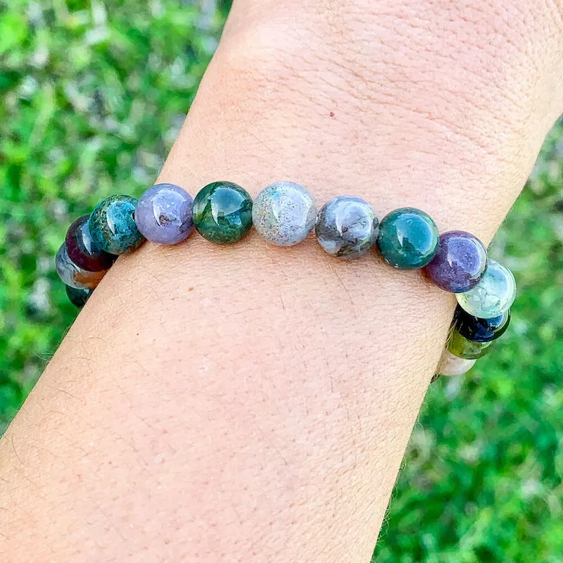 8 mm Gemstone Beaded Bracelet