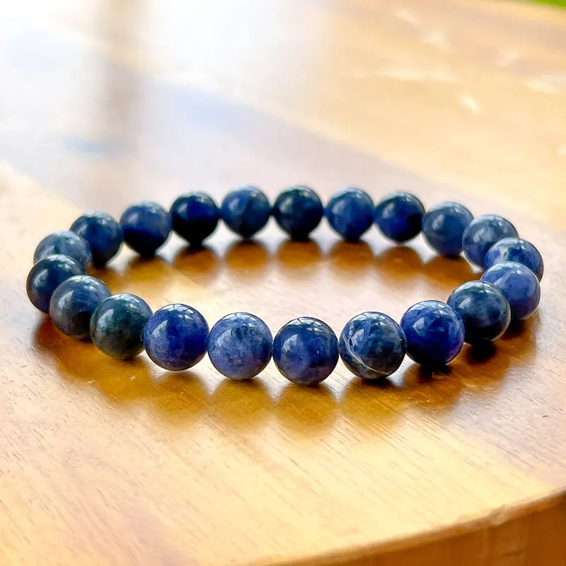 8 mm Gemstone Beaded Bracelet