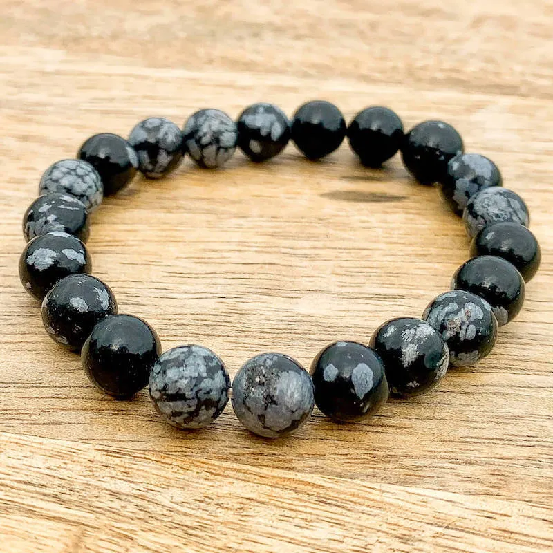 8 mm Gemstone Beaded Bracelet
