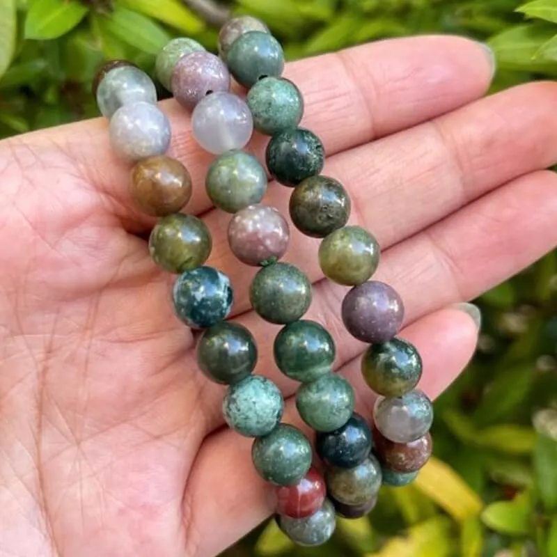8 mm Gemstone Beaded Bracelet