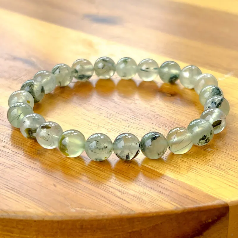 8 mm Gemstone Beaded Bracelet