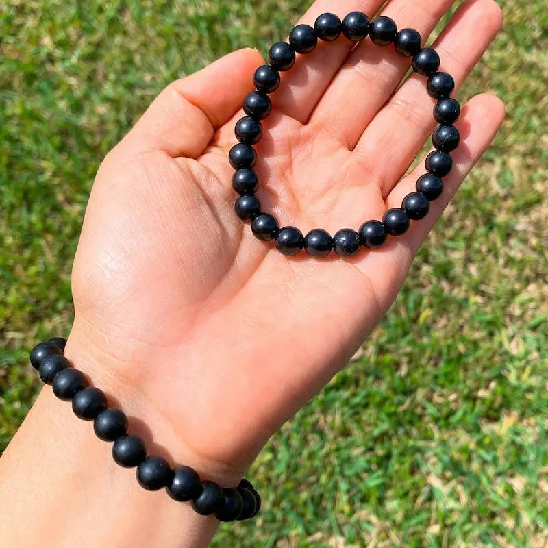 8 mm Gemstone Beaded Bracelet