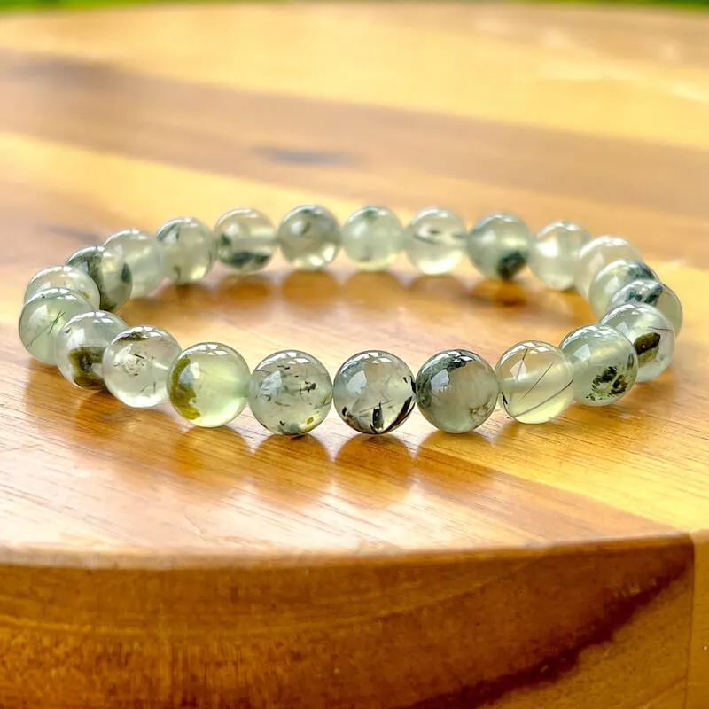 8 mm Gemstone Beaded Bracelet