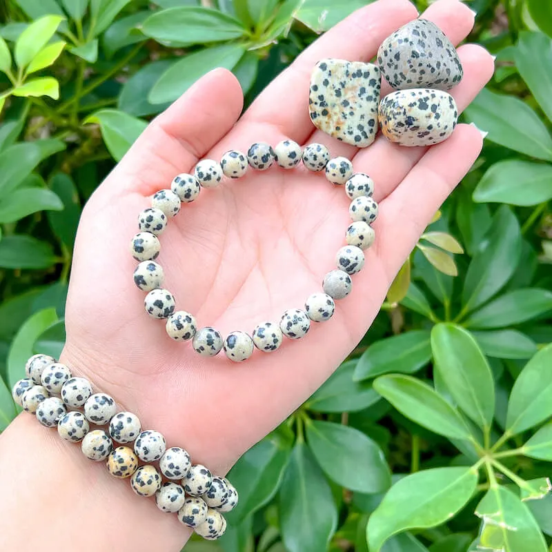 8 mm Gemstone Beaded Bracelet