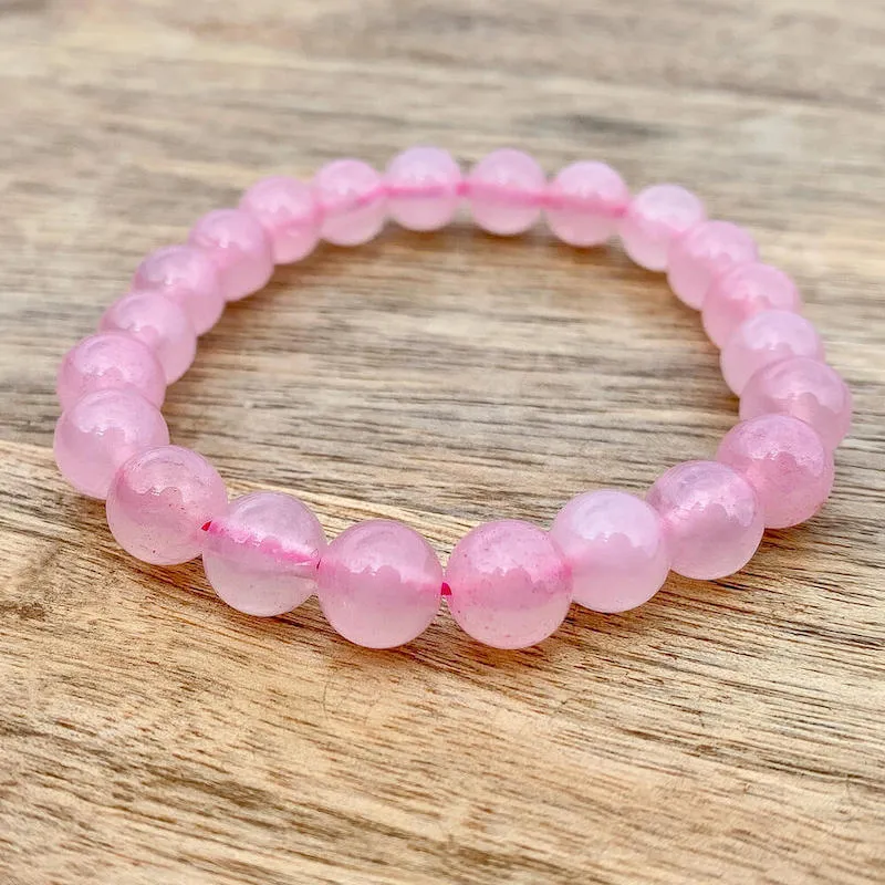 8 mm Gemstone Beaded Bracelet