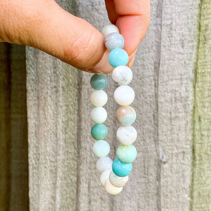 8 mm Gemstone Beaded Bracelet