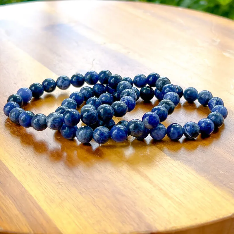8 mm Gemstone Beaded Bracelet