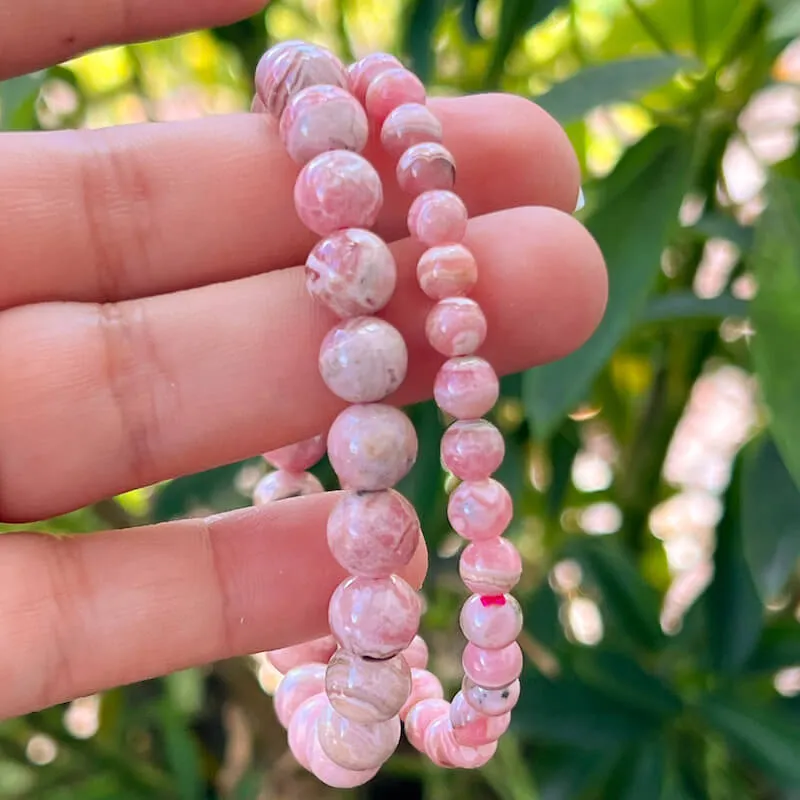 8 mm Gemstone Beaded Bracelet