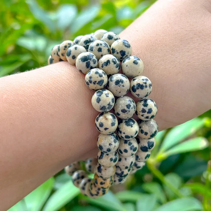 8 mm Gemstone Beaded Bracelet