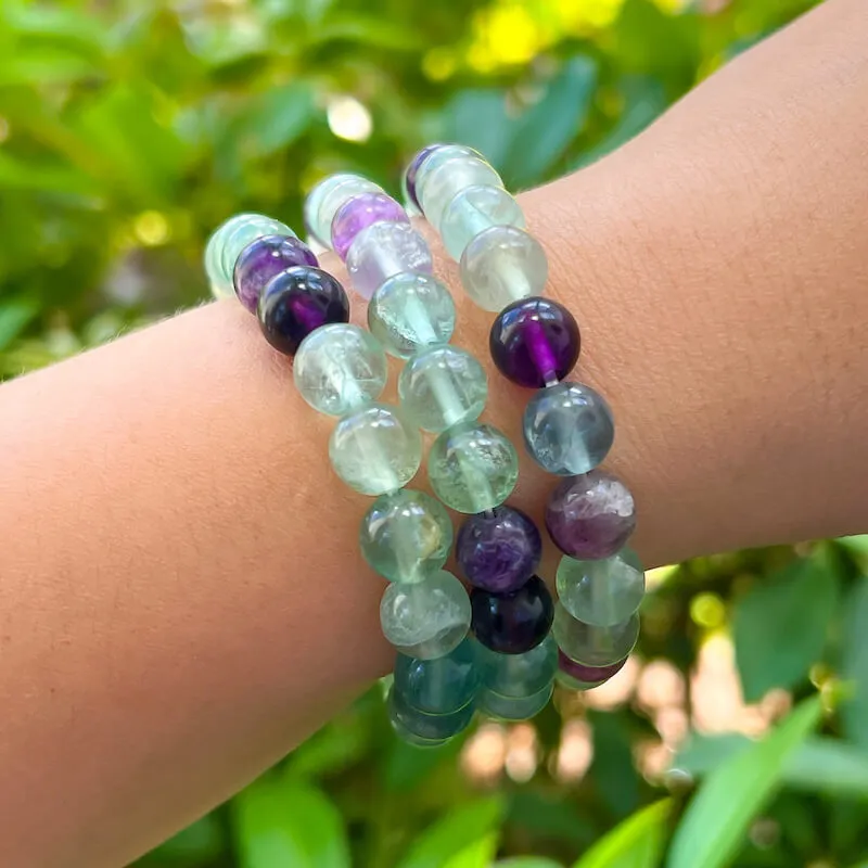 8 mm Gemstone Beaded Bracelet