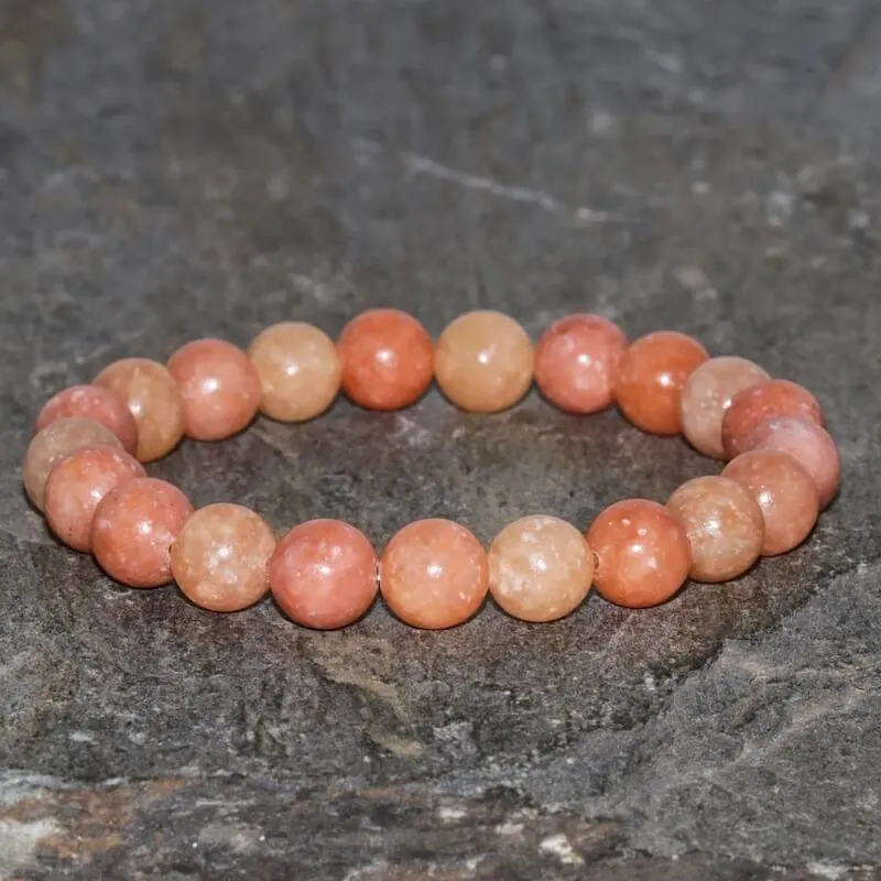 8 mm Gemstone Beaded Bracelet