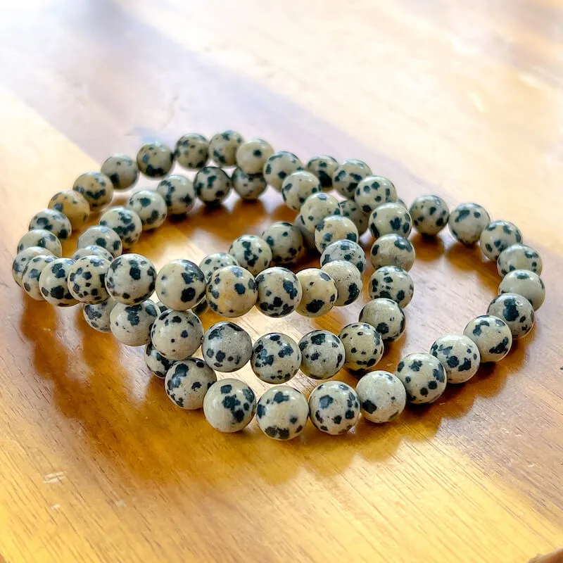 8 mm Gemstone Beaded Bracelet
