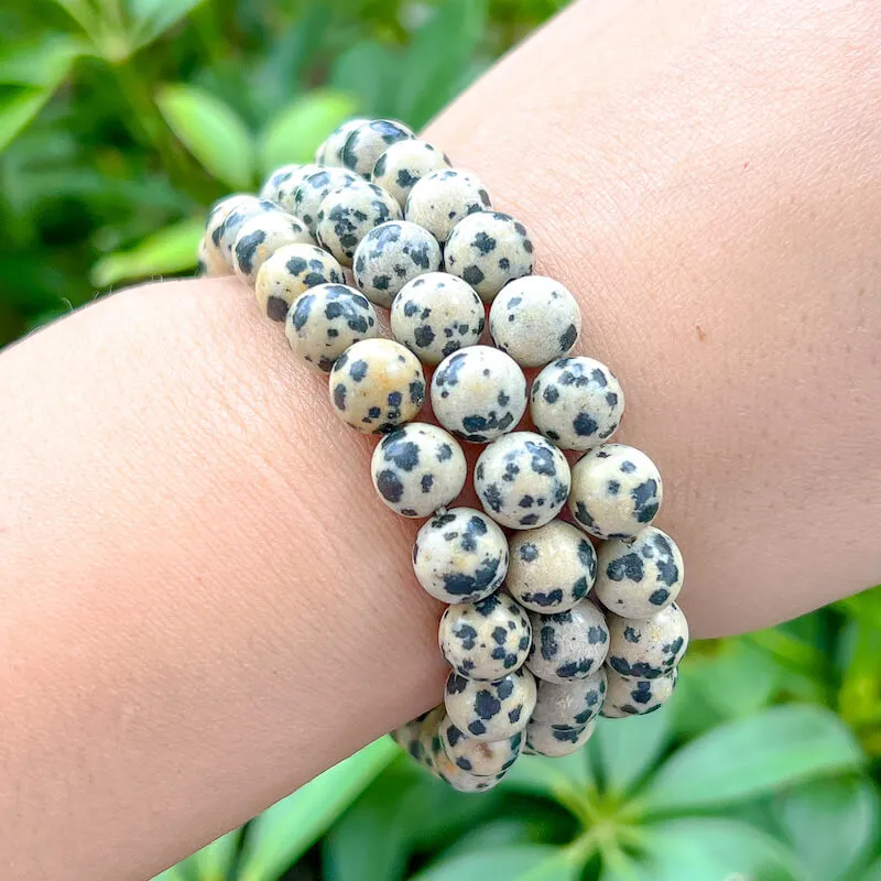 8 mm Gemstone Beaded Bracelet