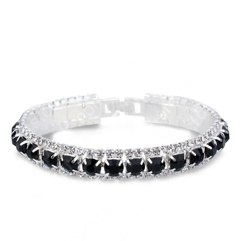 925 Sterling Silver Full AAA Zircon Bracelets