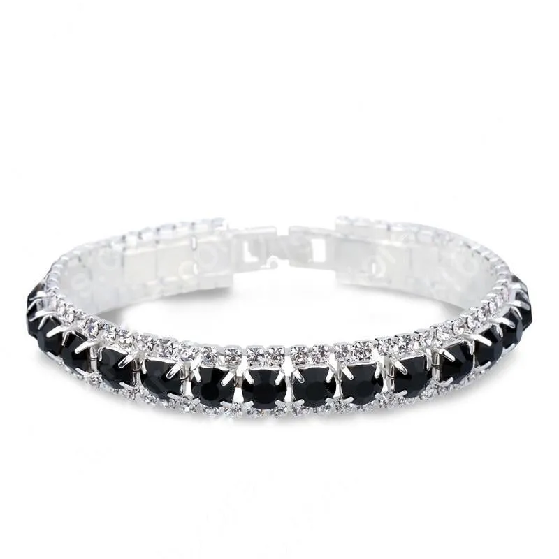 925 Sterling Silver Full AAA Zircon Bracelets