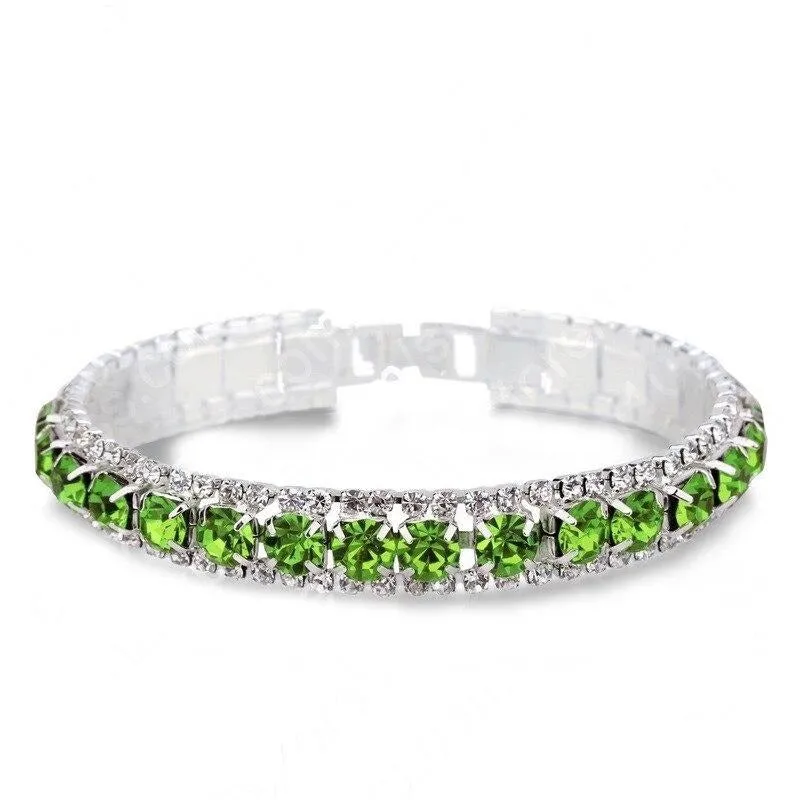 925 Sterling Silver Full AAA Zircon Bracelets