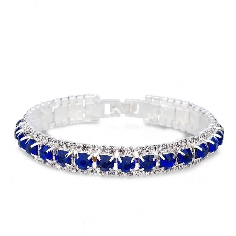 925 Sterling Silver Full AAA Zircon Bracelets