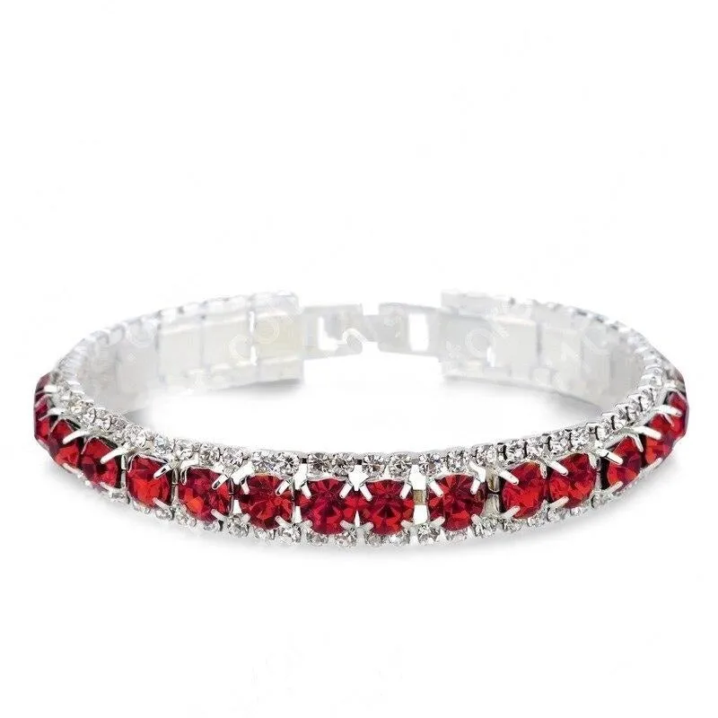 925 Sterling Silver Full AAA Zircon Bracelets