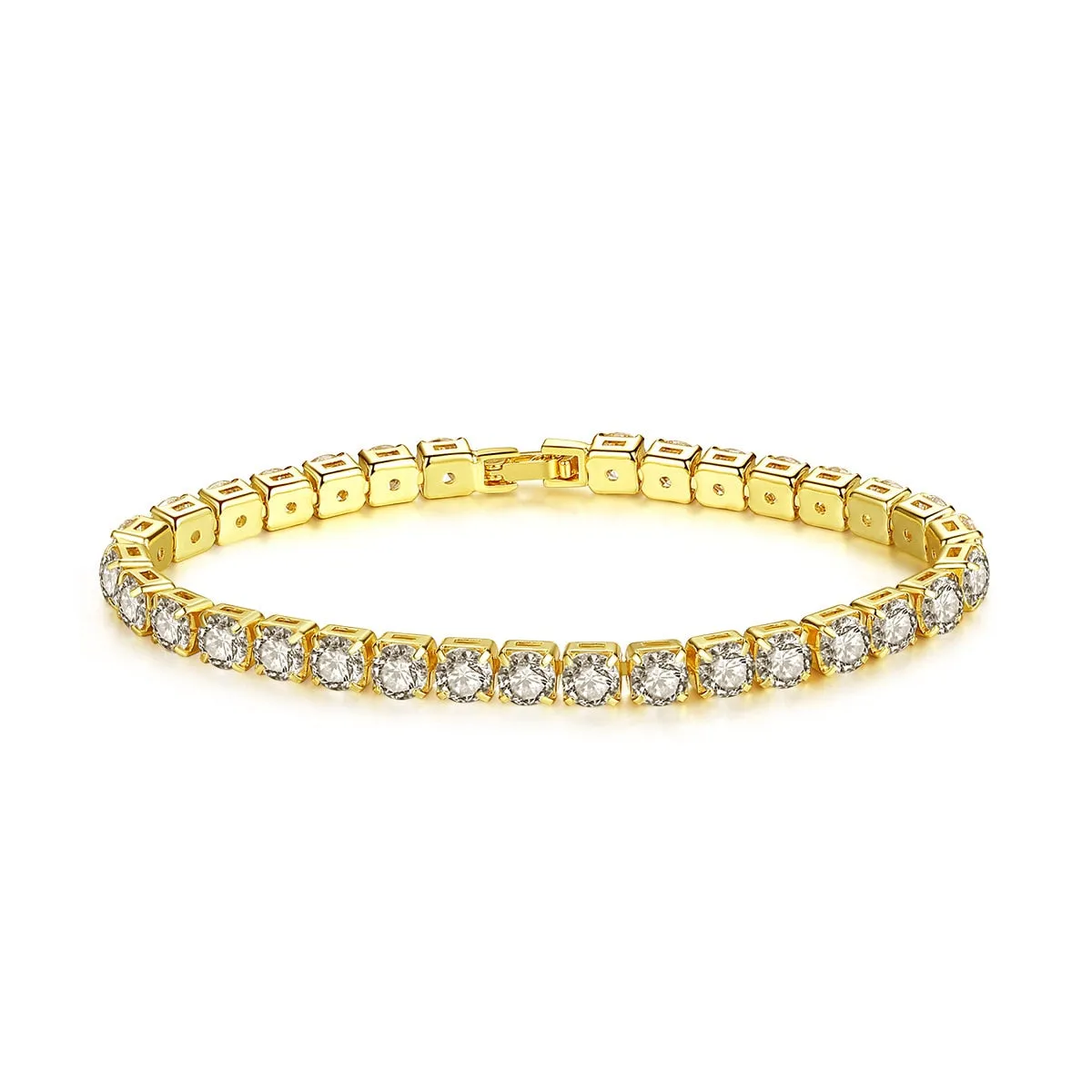 925 Sterling Silver Tennis Bangle Bracelet