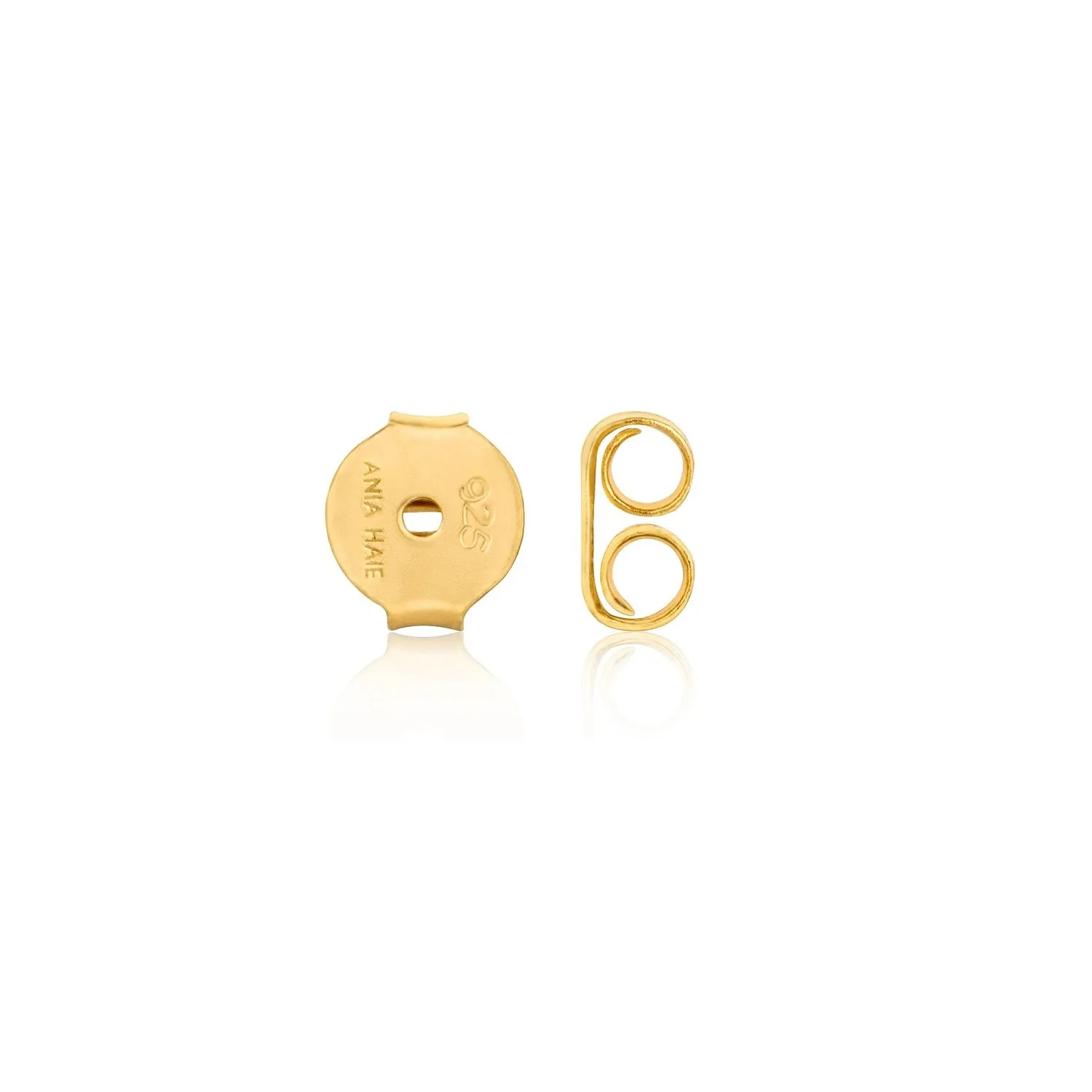 Ania Haie Gold Tidal Turquoise Cabochon Stud Earrings