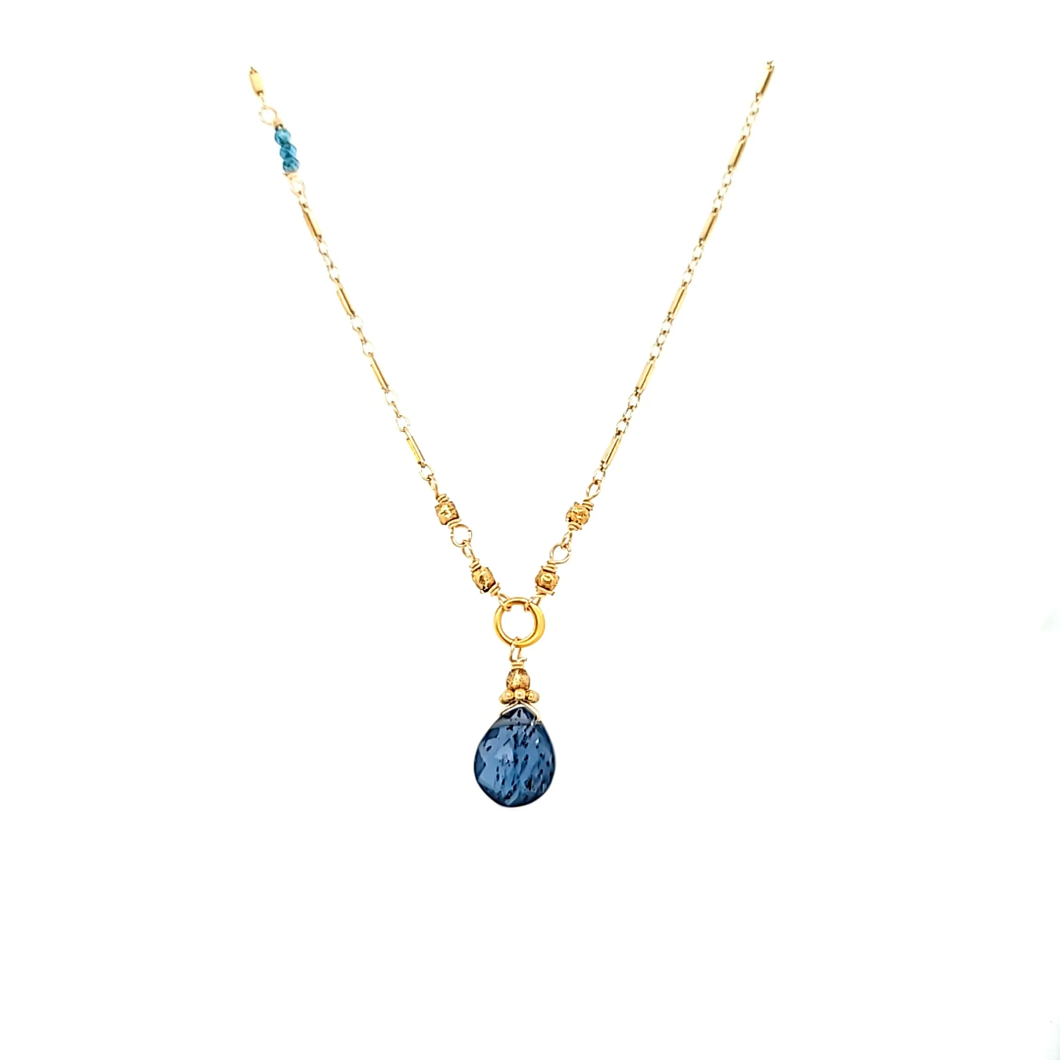 AVF Indigo Kyanite Drop Necklace (SI560)