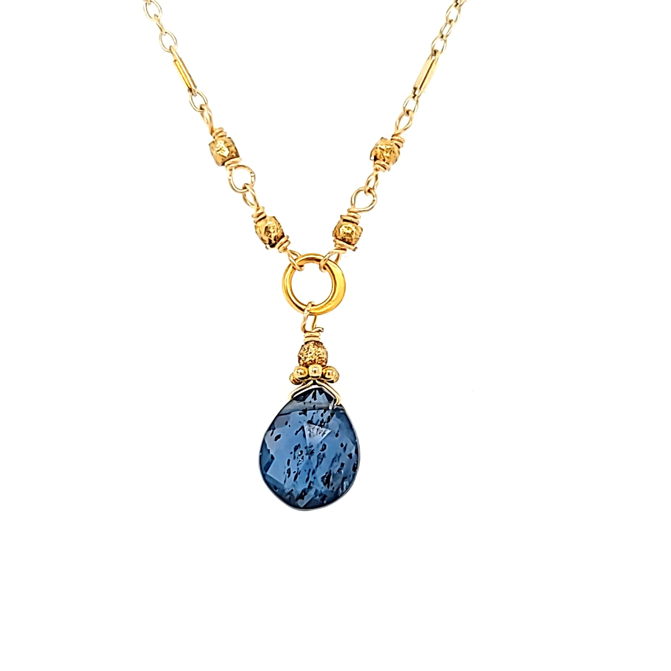 AVF Indigo Kyanite Drop Necklace (SI560)