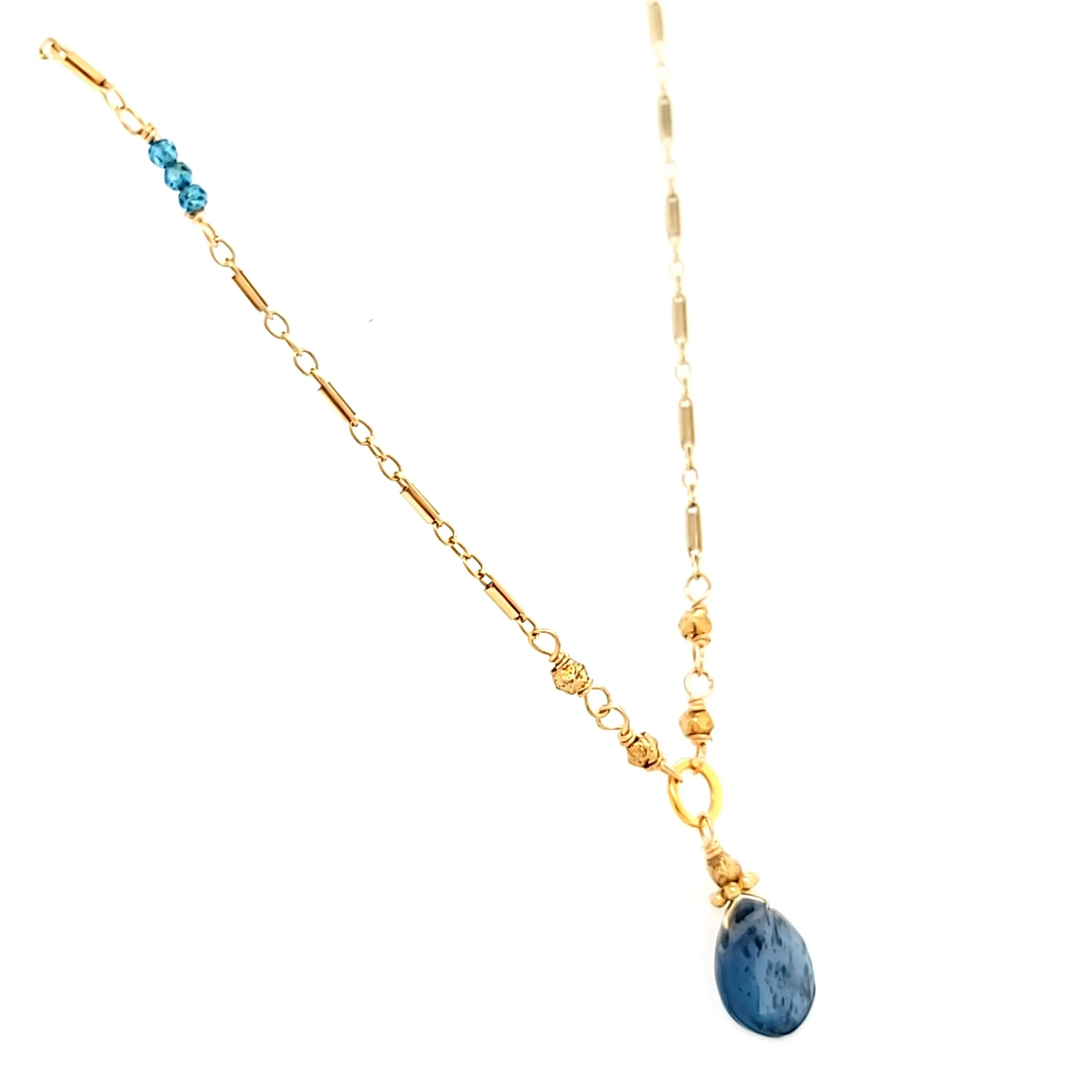 AVF Indigo Kyanite Drop Necklace (SI560)