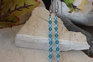 Beaded bar earrings
