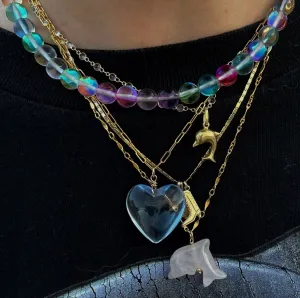 Beaded Necklace Multi Color