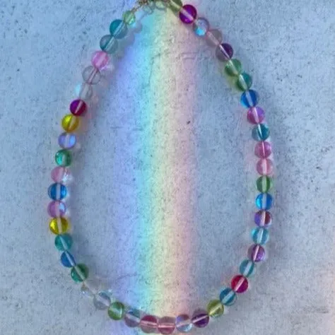 Beaded Necklace Multi Color