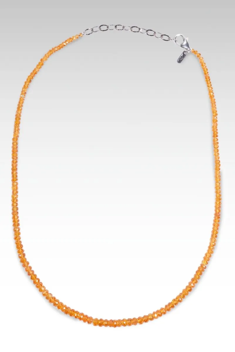 Beaded Spessartite Garnet Necklace™ in High Polish