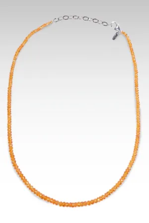 Beaded Spessartite Garnet Necklace™ in High Polish