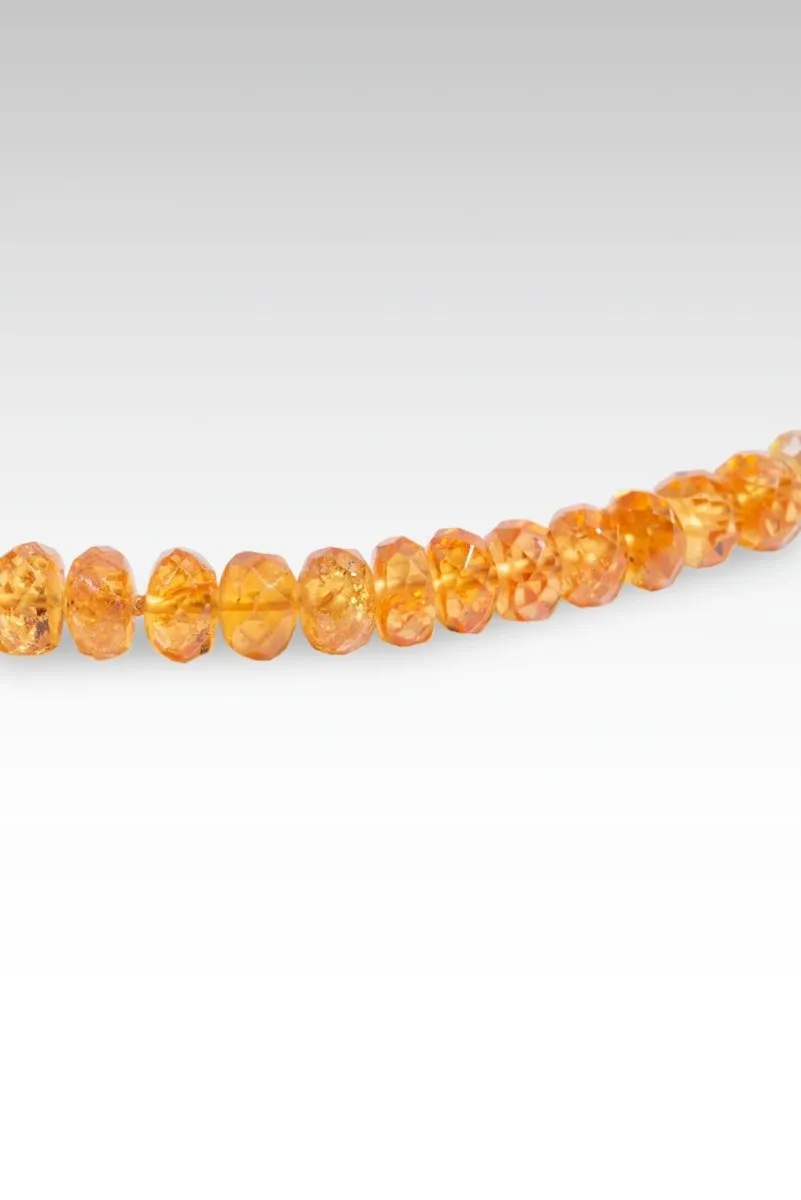 Beaded Spessartite Garnet Necklace™ in High Polish
