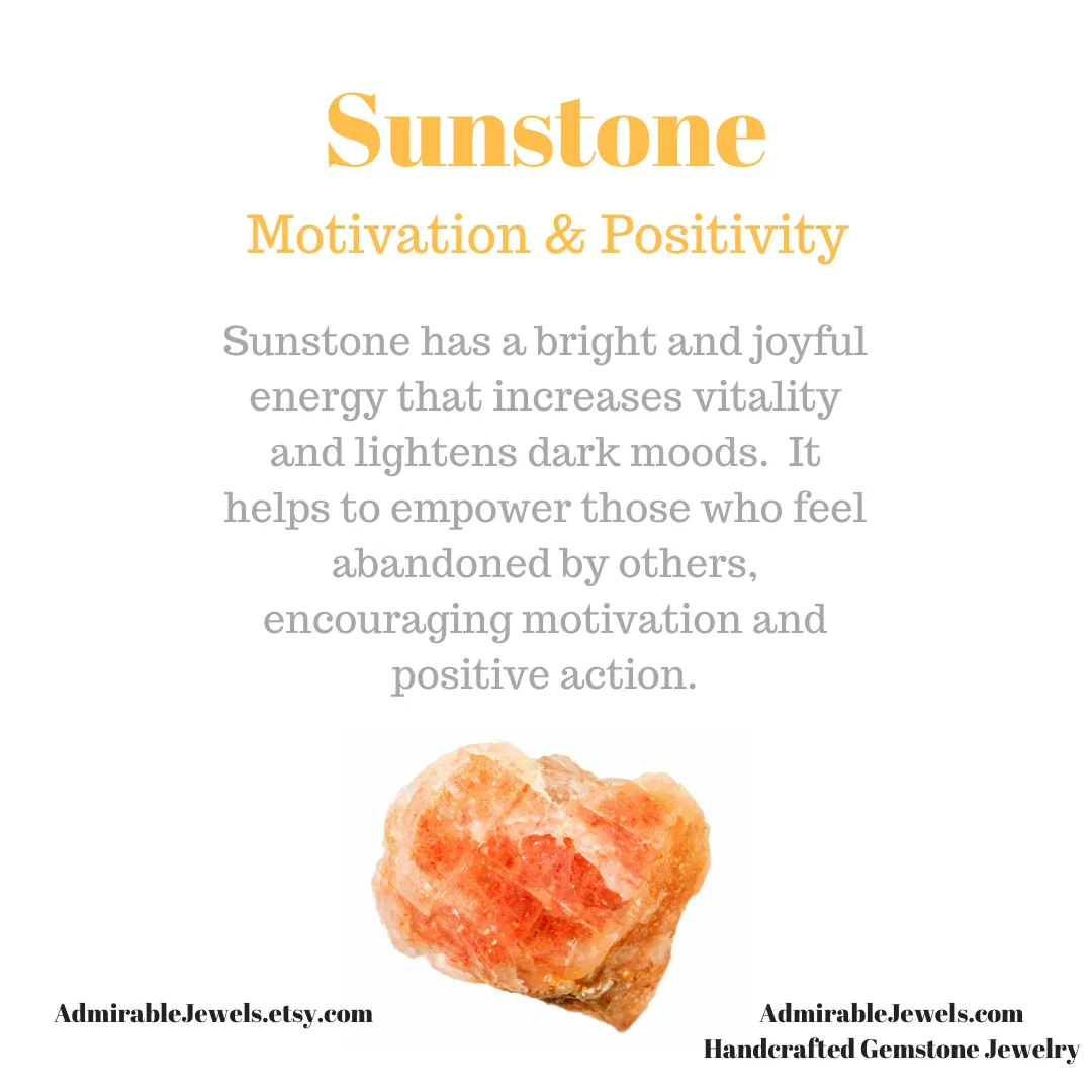 Beaded Sunstone Necklace