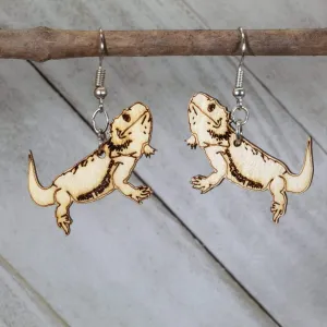 Bearded Dragon Dangle Earrings by Cate's Concepts, LLC