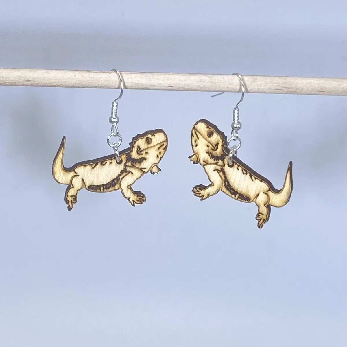 Bearded Dragon Dangle Earrings by Cate's Concepts, LLC