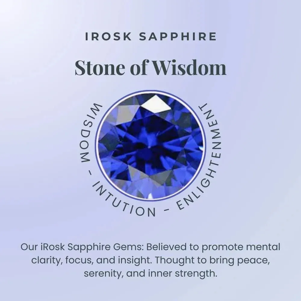 Bezel Set Sapphire Bracelet in 925 Silver - Irosk®