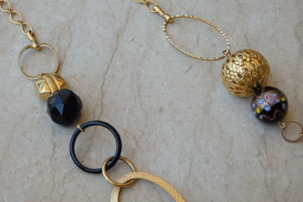 Black onyx necklace