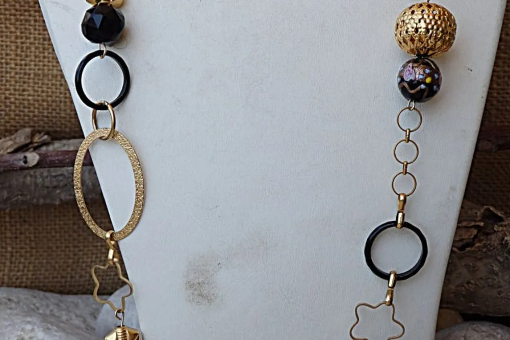 Black onyx necklace