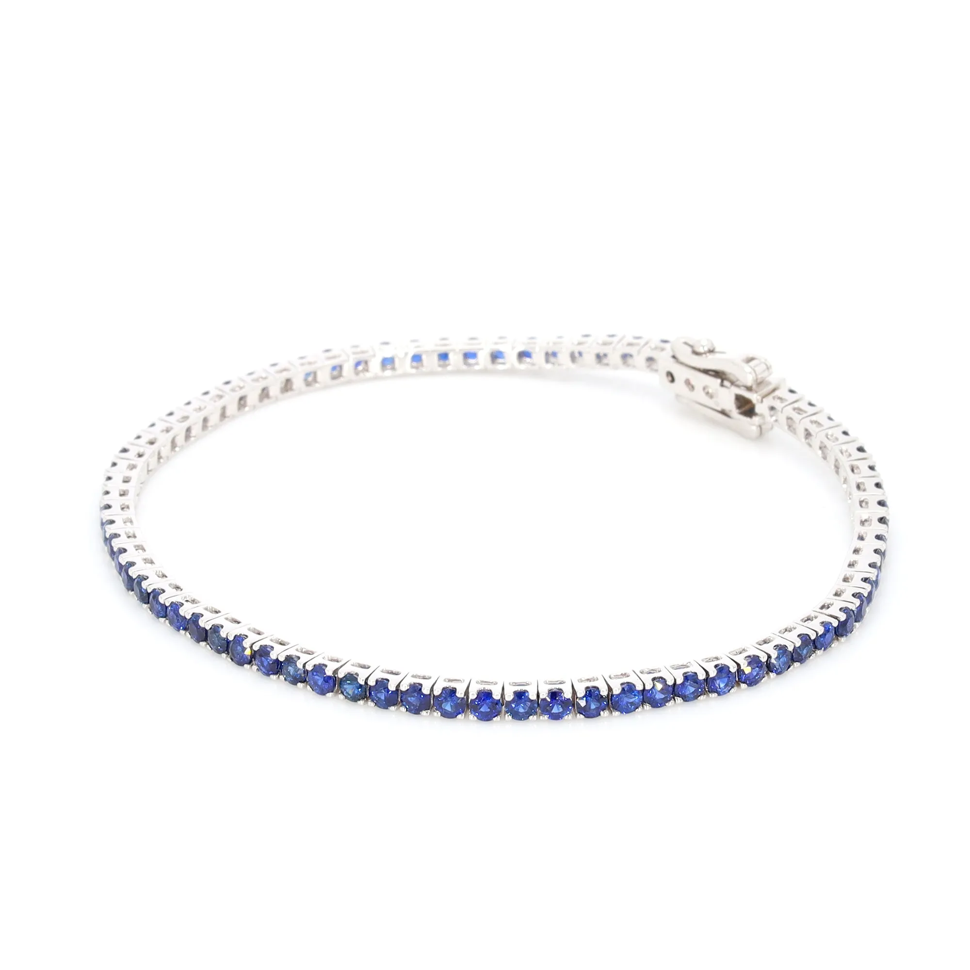 Blue Sapphire Tennis Bracelet