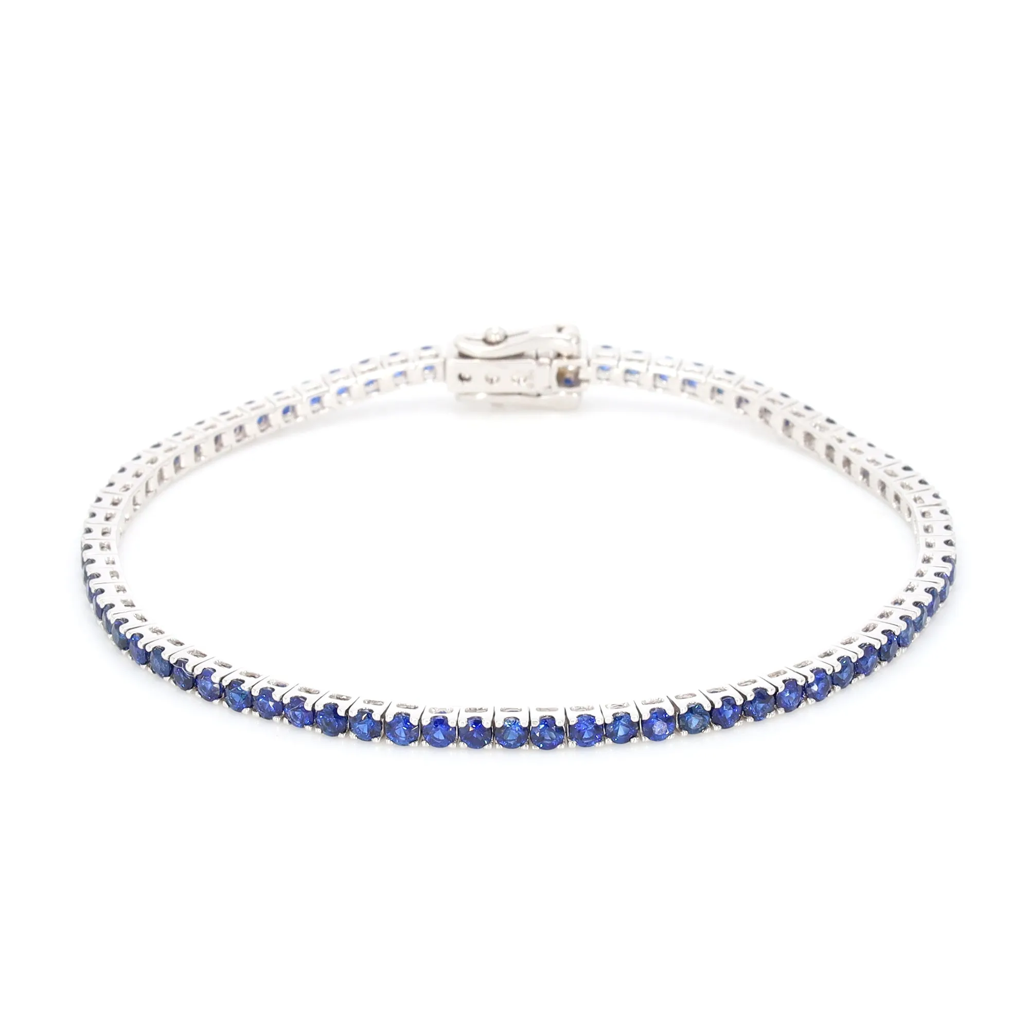 Blue Sapphire Tennis Bracelet