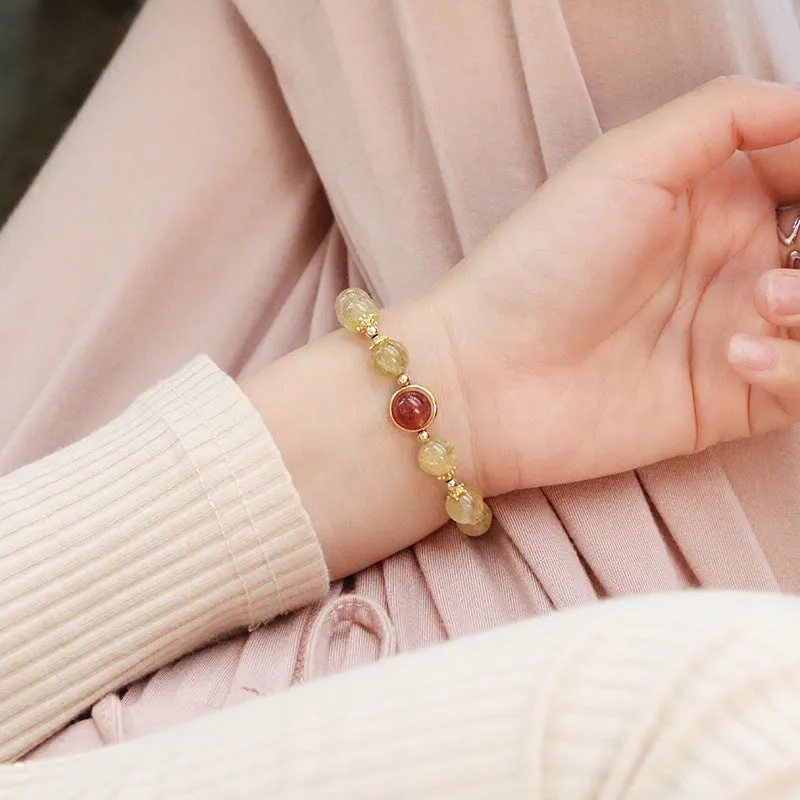 Brazilian citrine bracelet