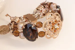 Brown Rose gold bracelet