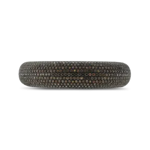 Brown Zircon Bangle Bracelet