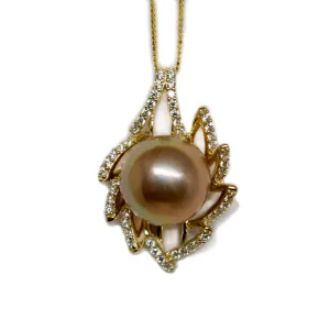 Burning Flame Edison Pearl Necklace