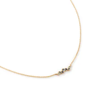 Cascade Blue Sapphire Necklace