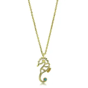 Chain Necklace Pendant TK3296 - IP Gold(Ion Plating)