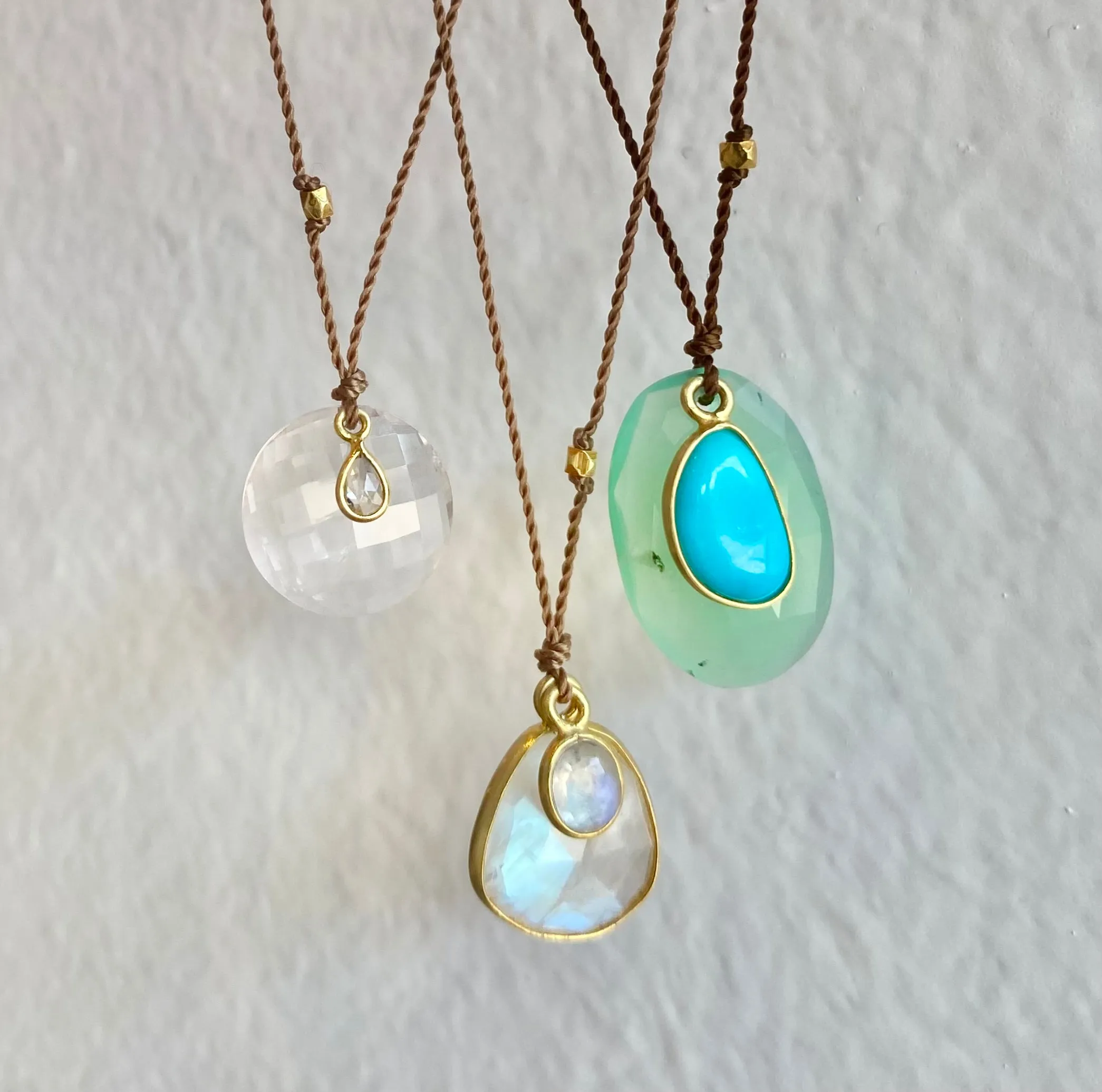 Chrysoprase & Sleeping Beauty Turquoise Necklace