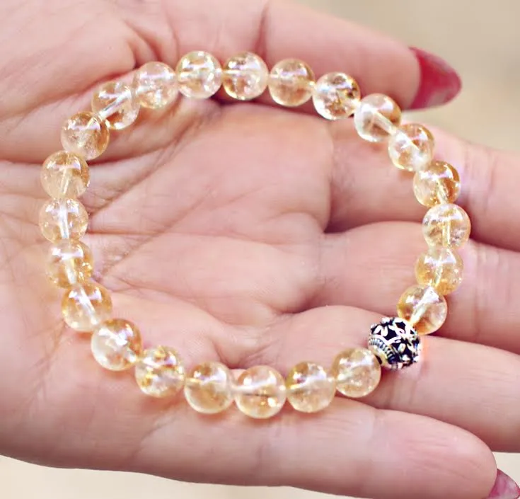 Citrine Genuine Crystal Bracelet